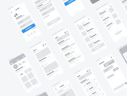 کیت طراحی وایرفریم – Merge Wireframing UI Kit