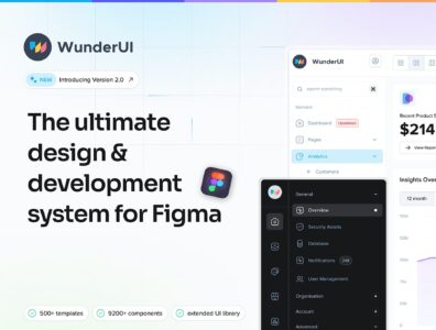 دیزاین سیستم – WunderUI – design system v. 2.0 