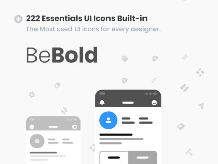 کیت طراحی وایرفریم – Merge Wireframing UI Kit