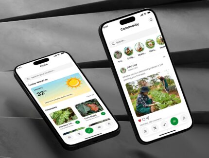 کیت رابط کاربری اپلیکیشن باغبانی – Garden Planner Mobile App UI Kit