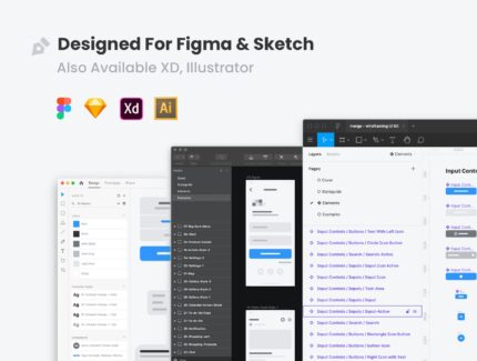 کیت طراحی وایرفریم – Merge Wireframing UI Kit