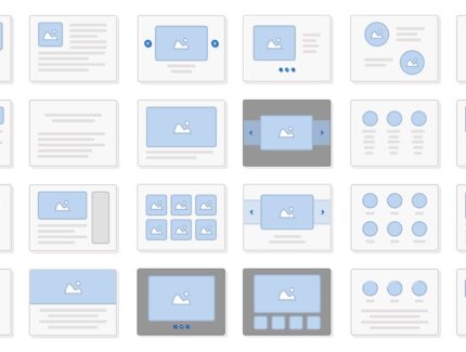 کیت وایرفریم اسکلت – چهارچوب اولیه – Skeleton Wireframing Kit