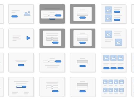 کیت وایرفریم اسکلت – چهارچوب اولیه – Skeleton Wireframing Kit