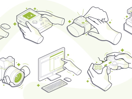 مجموعه تصاویر ایلوستریشن فعالیت‌ها و حرکات دست – Handly – Hand Activity & Gesture Illustration