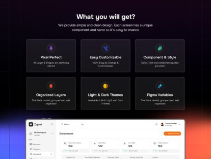 کیت رابط کاربری وب‌اپ بازاریابی ایمیلی – Email Marketing Web App UI Kit