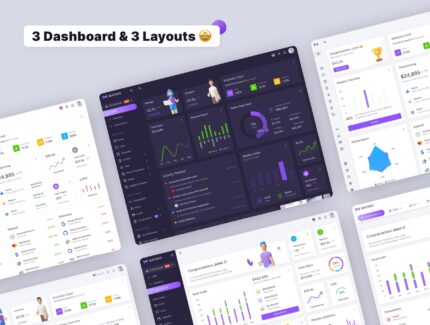 کیت رابط کاربری Materio – Admin Dashboard UI Kit