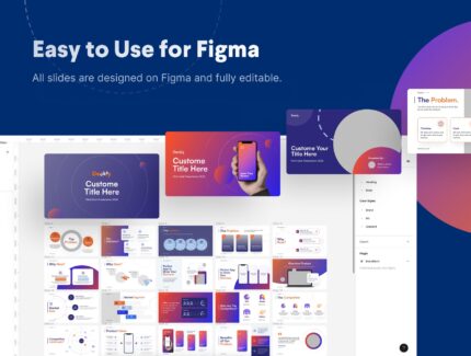 قالب ارائه پرزنتیشن جذب سرمایه در فیگما – Deckly – Pitch Deck Presentation Figma Template