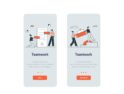 مجموعه تصاویر همکاری یا تیم ورک – OYENT – Teamwork Illustration Pack