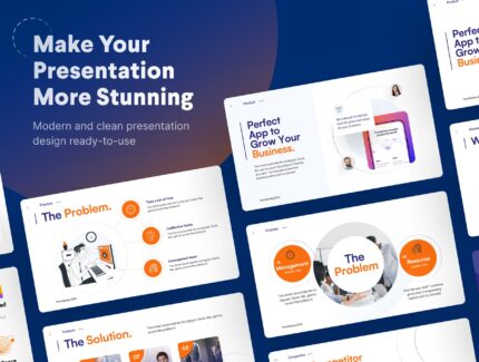 قالب ارائه پرزنتیشن جذب سرمایه در فیگما – Deckly – Pitch Deck Presentation Figma Template