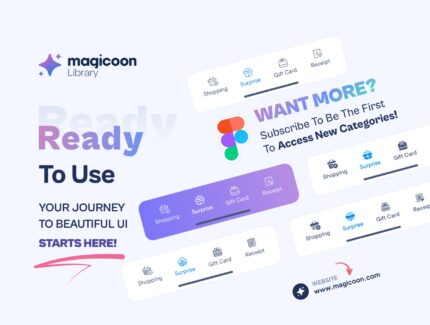 مجموعه آیکون های حرفه ای جادویی – magicoon – 6,500+ E-Commerce and Shopping Icons Set