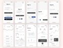 کیت وایرفریم اپلیکیشن نوا – Nova App Wireframe Kit