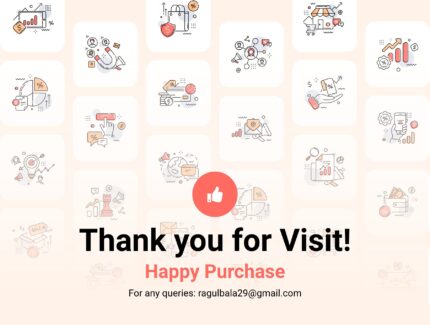 پک آیکون‌های خطی فروش و بازاریابی – Icons Pack – Sales & Marketing