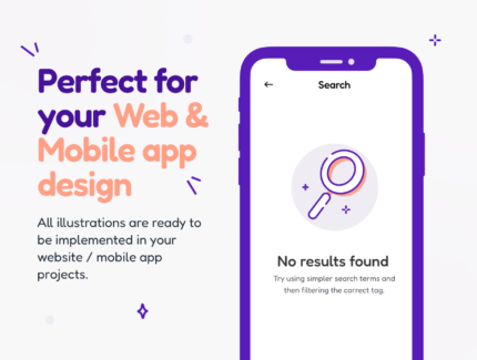 مجموعه آیکون و تصویرسازی تجارت الکترونیک – Shoply – E Commerce Icon Illustration Set