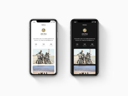 کیت رابط کاربری پروفایل – Profile UI Kit