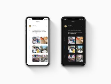 کیت رابط کاربری پروفایل – Profile UI Kit