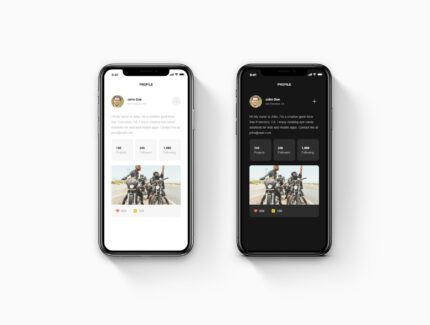 کیت رابط کاربری پروفایل – Profile UI Kit