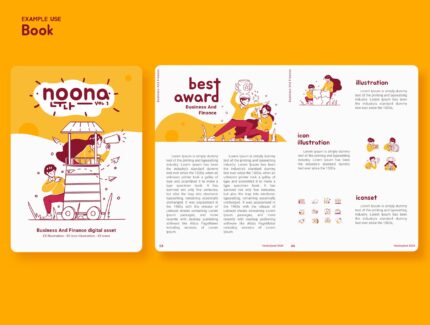 تصاویر ایلوستریشن نونا – NOONA Vol. I Illustration