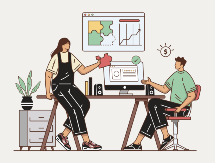 مجموعه تصاویر ایلوستریشن استراتژی کسب و کار – Business Strategy Illustration Kit