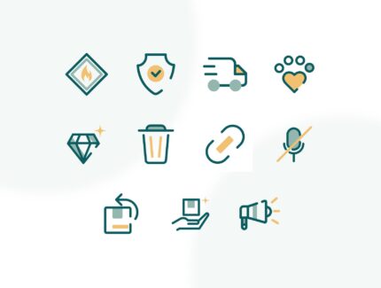 مجموعه آیکون‌های پایه – Basic Icon Set