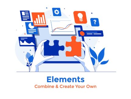 مجموعه ۴۰ مفهوم طراحی تخت مدرن – Set of 40 Modern Flat Design Concepts