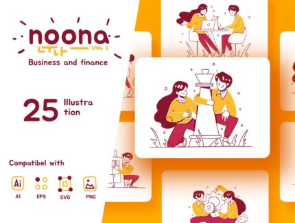 تصاویر ایلوستریشن نونا – NOONA Vol. I Illustration