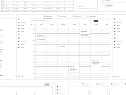 کیت های وایرفریم تجربه کاربری – Ultimate Dashboard UX Wireframes