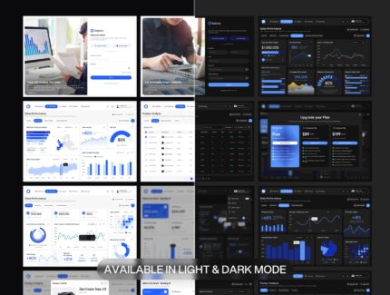 کیت رابط کاربری داشبورد تحلیل فروش – Salytics – Sales Analytics Dashboard UI KIT