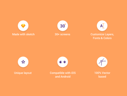 کیت رابط کاربری موبایل کیف پول – Wallet Mobile UI Kit