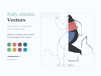تصاویر وکتور میکسولوژی – Mixology illustrations