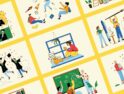 وایب‌های دهه90 – 90Vibes – College Illustrations