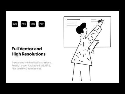 تصاویر مفهومی باشگاه مردان – Men Club Notion Illustrations