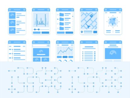 نمودارهای جریان طراحی‌شده برای اپ های موبایلی – Soil Mobile Flowcharts