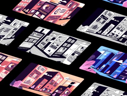 تصاویر ایلوستریشن سیستم طراحی – Design system illustrations