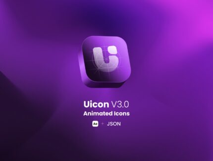 مجموعه آیکون متحرک – Uicon V3.0 – Animated Icons