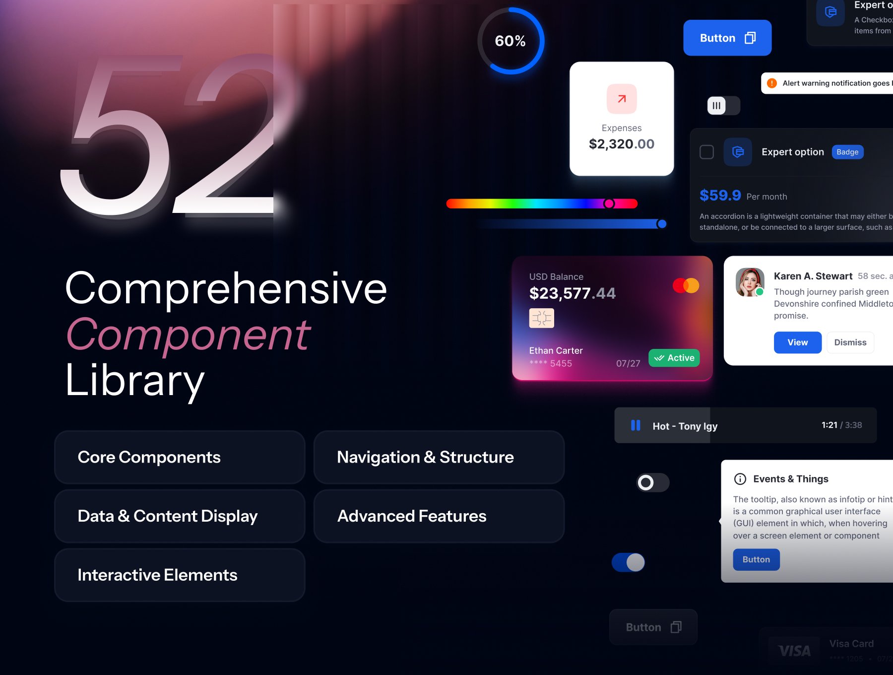 کیت رابط کاربری آکیرا – سیستم طراحی – Akira UI kit – Design System v1.0