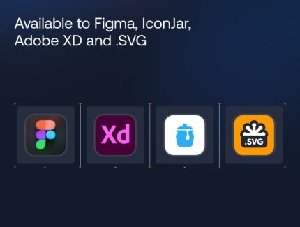 مجموعه آیکون های Huge Icon Pack | 3,000+ Icons Set
