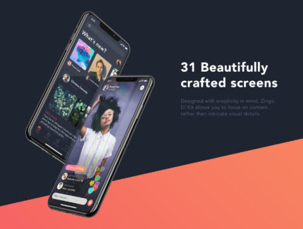 کیت رابط کاربری اپلیکیشن اجتماعی زینگو – Zingo Social App UI Kit
