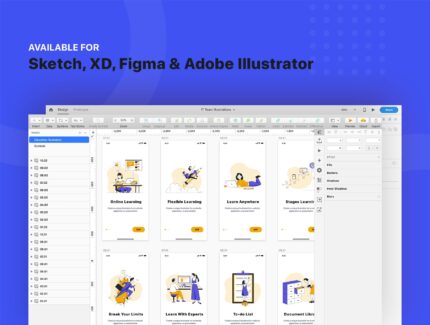 تصاویر وکتور اریکا – Erika Illustration Kit