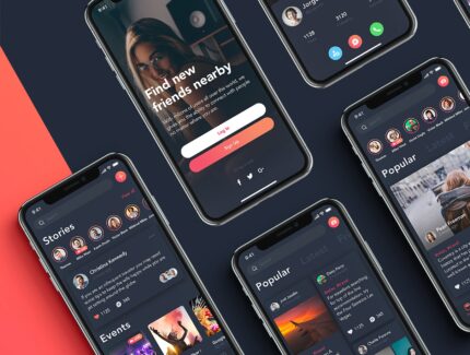کیت رابط کاربری اپلیکیشن اجتماعی زینگو – Zingo Social App UI Kit