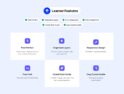 کیت UI برنامه وب مدیریت یادگیری با هوش مصنوعی – AI-Powered Learning Management Web App UI Kit