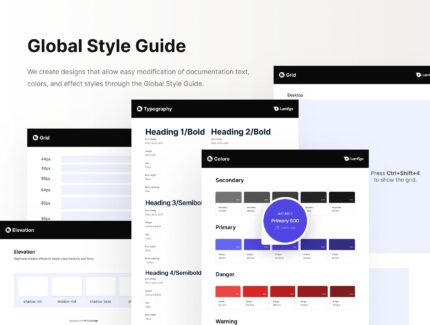 کیت رابط کاربری وب سایت – Clavio – SAAS Website UI Kit Design