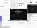 کیت رابط کاربری وب سایت – Clavio – SAAS Website UI Kit Design