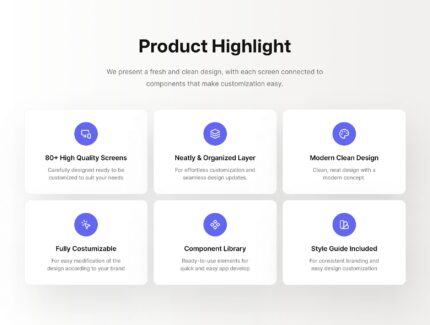 کیت رابط کاربری وب سایت – Clavio – SAAS Website UI Kit Design