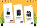 مجموعه آیکون‌های سه بعدی لوازم خانگی – Home Appliances 3D Icon Set