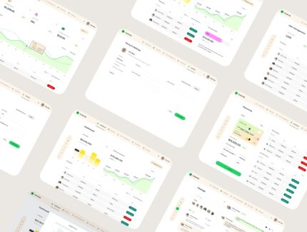 کیت رابط کاربری داشبورد نرم‌افزار به عنوان سرویس – SaaS Dashboard UI KIT