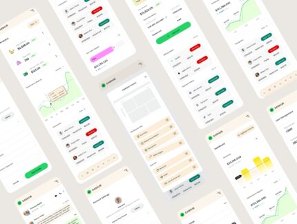 کیت رابط کاربری داشبورد نرم‌افزار به عنوان سرویس – SaaS Dashboard UI KIT