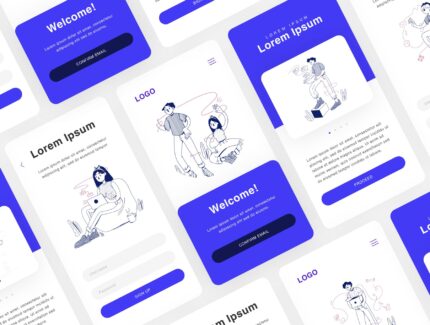 تصاویر ایلوستریشن خطی – Lined Illustrations