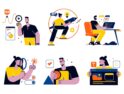 تصاویر ایلوستریشن افراد دارای کسب‌وکار – Business People illustrations