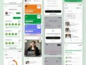 کیت رابط کاربری برنامه موبایل یادگیری زبان – Learna – Language Learning Mobile App UI Kit