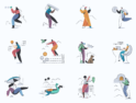 تصاویر وکتور میکسولوژی – Mixology illustrations